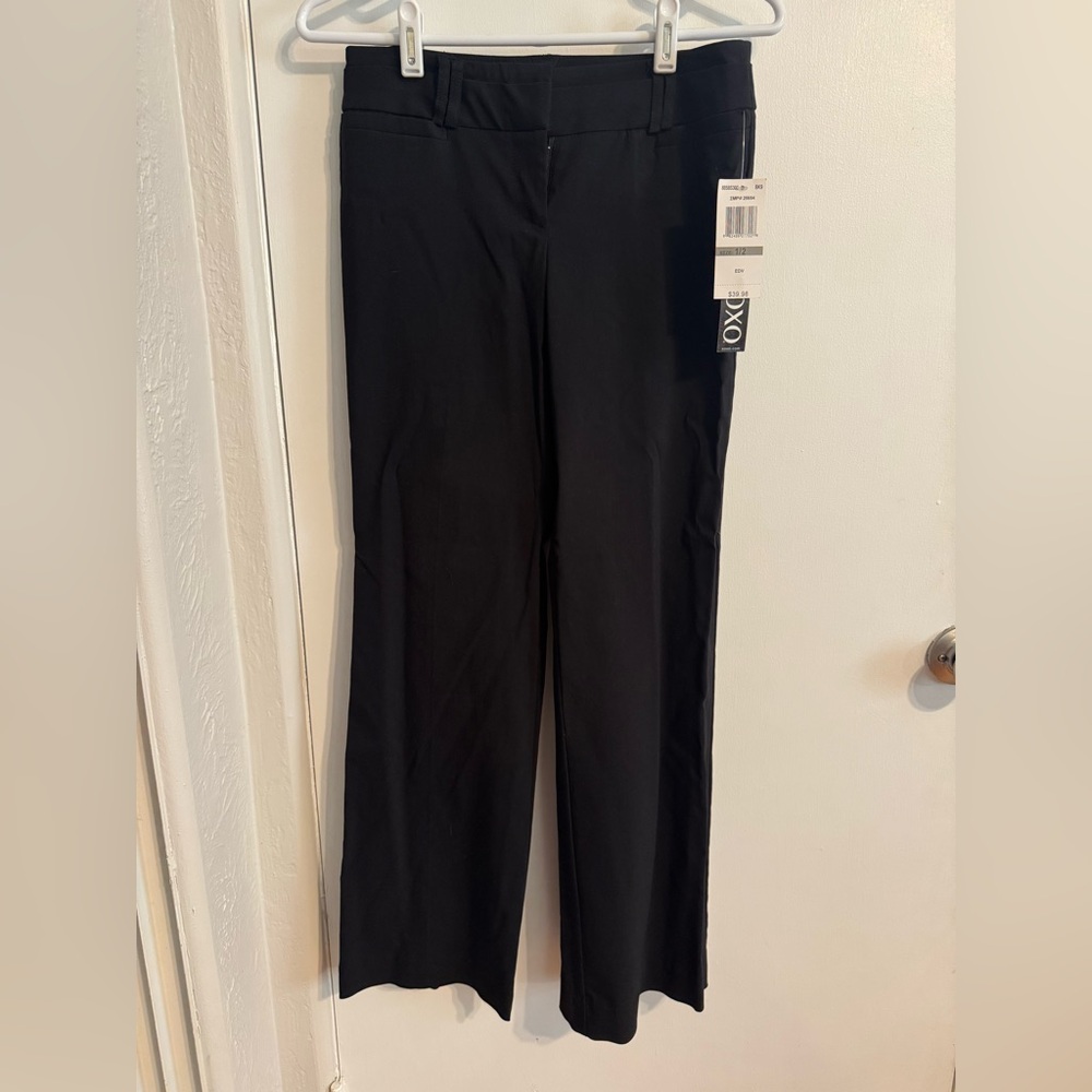 XOXO Women's Elegant Black Suit Jacket and Pants set NWT - Picture 4 of 5